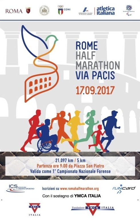 ROME HALF MARATHON VIA PACIS 17.09.2017